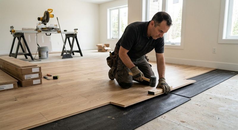 Engineered Wood Installation in Colchester, CT
