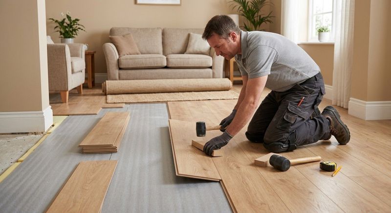Laminate Floor Installation in Coventry, CT