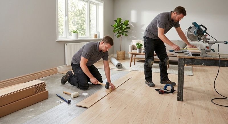Laminate Floor Installation in East Haddam, CT