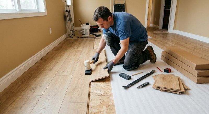 Laminate Floor Installation in Gales Ferry, CT