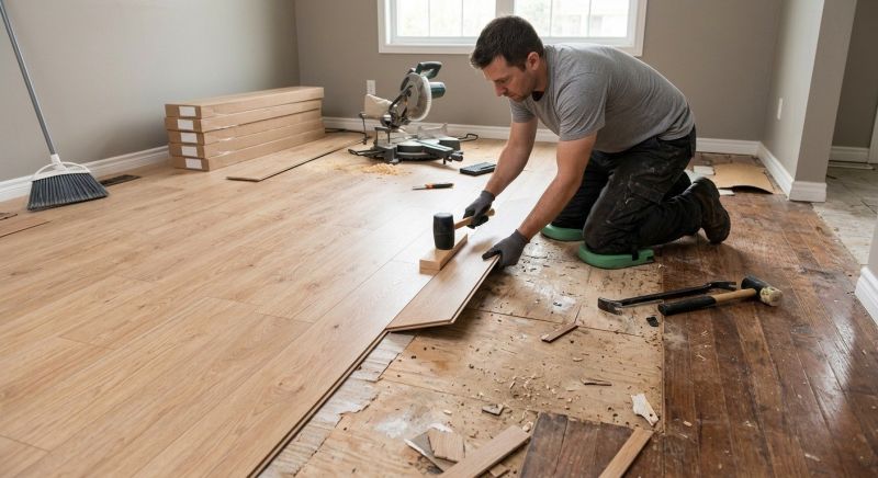 Laminate Floor Replacement in Andover, CT
