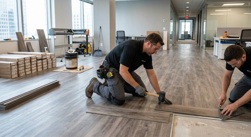 Linoleum Floor Installation in East Hampton, CT