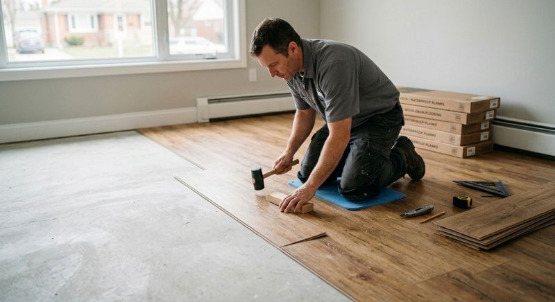 Linoleum Floor Installation in Hartford, CT