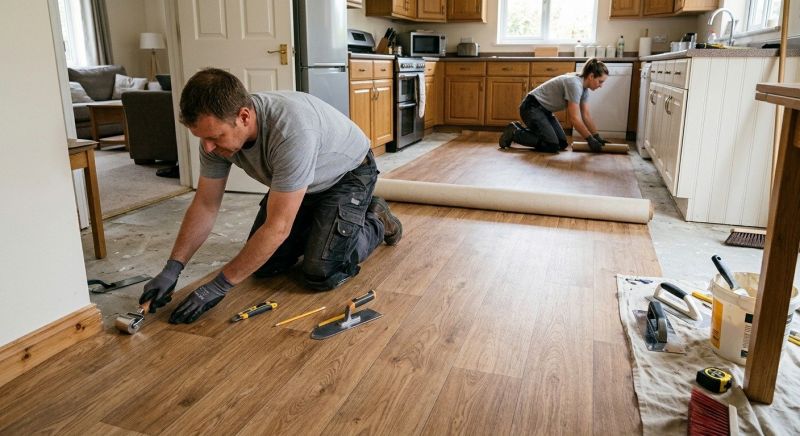 Linoleum Floor Installation in Colchester, CT
