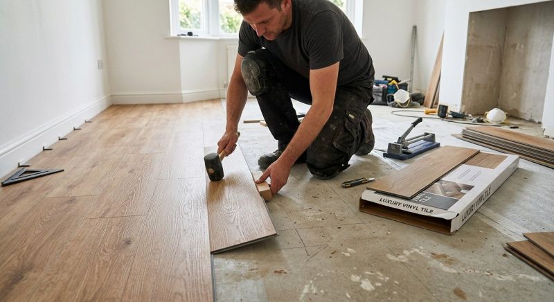 Luxury Vinyl Tile Installation in East Berlin, CT