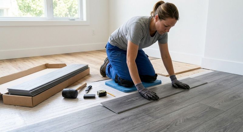Vinyl Tile Installation in Colchester, CT